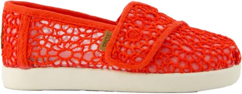 TOMS Mädchen Alpargata Classic Espadrille zum Reinschlüpfen, rot von TOMS