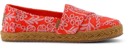 TOMS Mädchen Alpargata Rope 2.0 Espadrille zum Reinschlüpfen, rot von TOMS