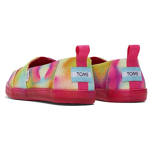 TOMS Mädchen Classic Alpargata Flacher Slipper, Mango Botanischer Sonnenaufdruck, 30.5 EU von TOMS