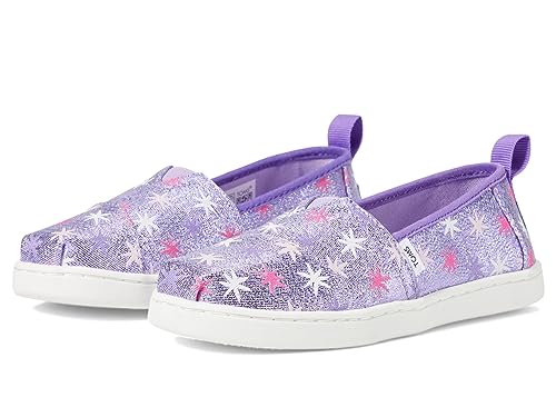 TOMS Mädchen Classic Alpargata Flacher Slipper, Wild Orchid Star Burst Twill, 38 EU von TOMS