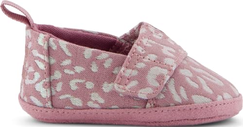TOMS Mädchen Crib Alpargata Espadrille zum Reinschlüpfen, Cosmic Pink Iridescent Leopard von TOMS