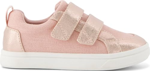 TOMS Mädchen Cruz Double Strap Sneaker mit Klettverschluss, Pale Rose Metallic PU TOMS Mädchen Cruz Double Strap Sneaker mit Klettverschluss, Pale Rose Metallic PU von TOMS