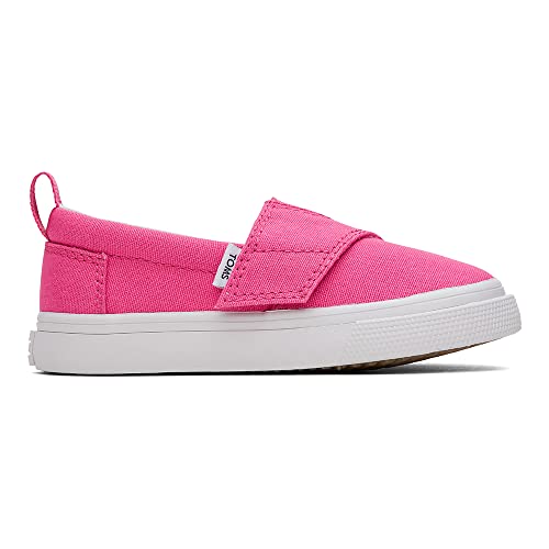 TOMS Mädchen Tiny Alpargata Fenix Slip On Flacher Slipper, Pink, 23.5 EU von TOMS