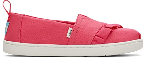 TOMS Ruffle Alpargata Flache Slipper, Himbeere, 36.5 EU von TOMS