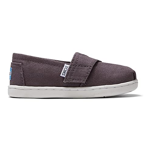 TOMS Unisex Kinder Alpargata Flache Slipper, GRAU, 23.5 EU von TOMS