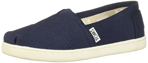 TOMS Unisex Kinder Alpargata Flache Slipper, MARINEBLAU, 18.5 EU von TOMS