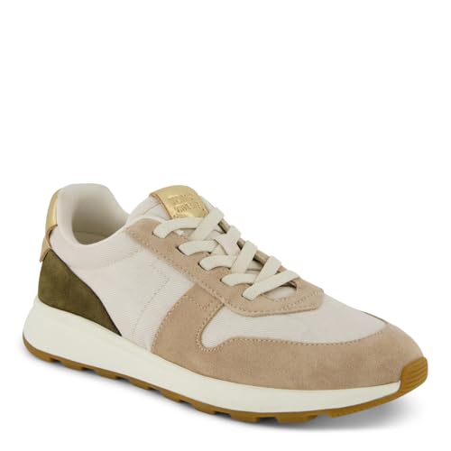TOMS Trvl Lite Damen-Sneaker, Retro-Sneaker, Schnürschuhe, legeres Weiß, Haferflocken (Oatmeal), 38 EU von TOMS