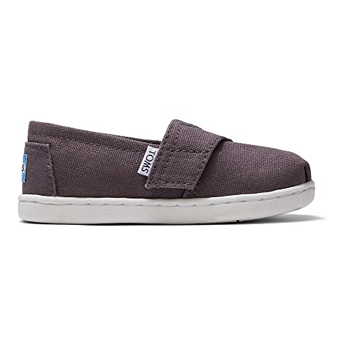 TOMS Unisex Kinder Alpargata Flache Slipper, GRAU, 18.5 EU von TOMS