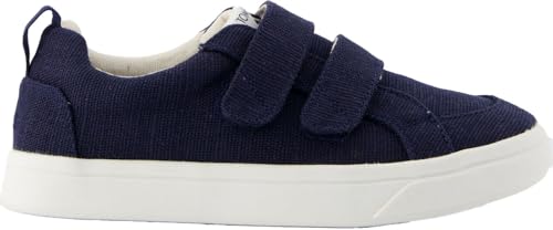 TOMS Unisex Kinder Cruz Double Strap Sneaker mit Klettverschluss, Navy Heritage Canvas von TOMS