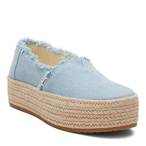 TOMS Valencia Platform Espadrille 10019798 Lichtblauw-37 von TOMS