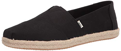 TOMS Damen Alpargata Rope Flache Slipper, Schwarz, 36 EU von TOMS