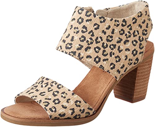 TOMS WOMEN MAJORCA CUTOUT Natural Textured Cheetah , 40 EU von TOMS