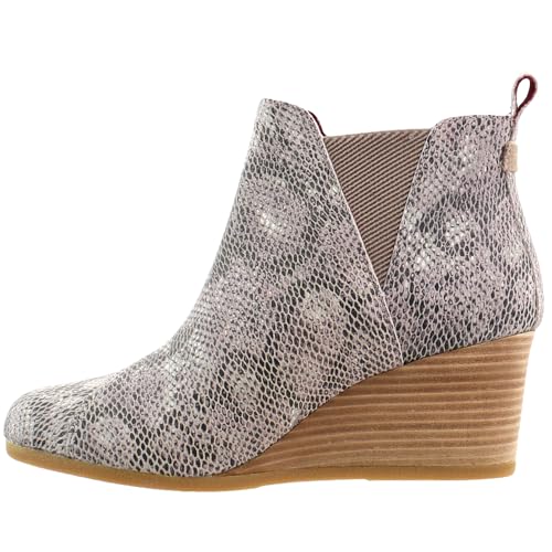 TOMS Women's, Kelsey Ankle Boot Snake 5 M von TOMS