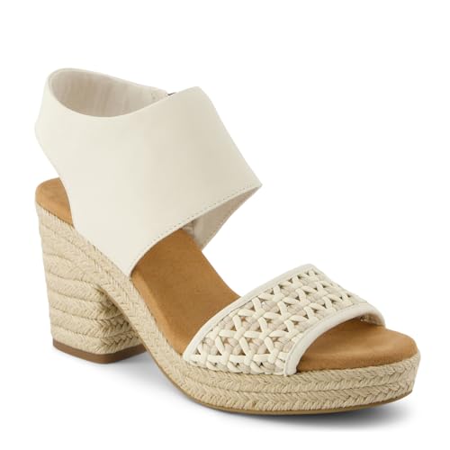 TOMS Women's, Majorca Platform Sandal, Naturgewebt, 40 EU von TOMS