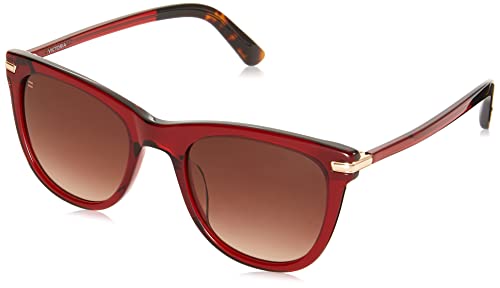 TOMS Women's Rectangular Sunglasses, Rosewood Crystal/Shiny Gold, 53-22-147 von TOMS
