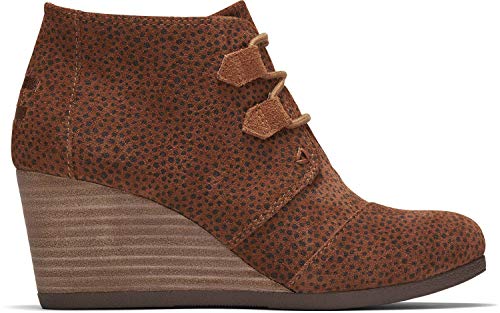 TOMS - Womens Kala Bootie, Size: 9 B(M) US, Color: Tan Mini Cheetah Suede von TOMS