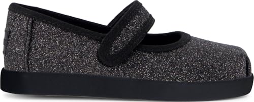 TOMS Mädchen Nora Mary Jane, Schwarz Schillernder Glimmer, 33 EU von TOMS