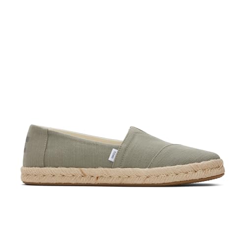 Toms Damen Espadrilles Seil 2.0_Vetiver Grau Sneaker, 37.5 EU von TOMS