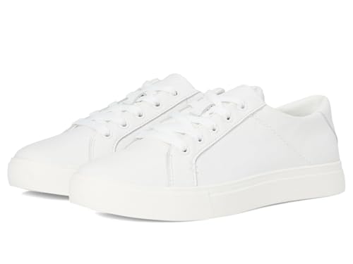 Toms Damen Kameron Lace-up Sneaker, Weißes Leder, 36 EU von TOMS