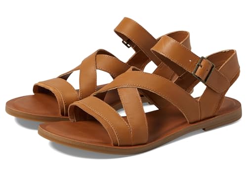 TOMS Damen Sloane Flache Sandale, Hellbraunes Wildleder, 42.5 EU von TOMS