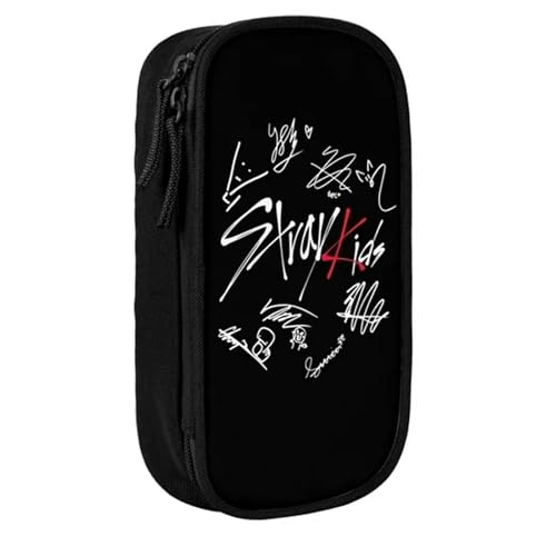 TOMZEGNA StrayKids Federmäppchen Große Kapazität Tasche Aufbewahrungstasche für Fans, Schwarz von TOMZEGNA