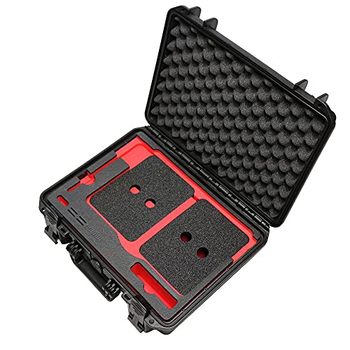 TOMcase wasserdicht Laptop Notebook Koffer mit funktionellem Inlay für Apple MacBook Air/Pro 13" (M1+M2), Ladegerät und Zubehör | bruchfestes Militär Hardcase | IP67 Outdoor Case (MacBook 13") von TomCase