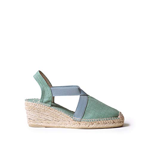 Toni Pons Damen-Espadrille aus Baumwolle - TER - Minze, 40 EU Toni Pons Damen-Espadrille aus Baumwolle - TER - Minze, 40 EU von Toni Pons