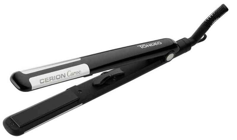 TONDEO Glätteisen Tondeo Cerion Curve-Strecker-Schwarz von TONDEO