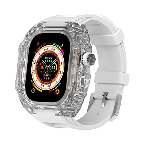 TONECY Urban Sport MOD-Set für Apple Watch Ultra 49 mm, Serie 8, 7, 6, 5, 4, SE, Armband, Armband, leicht, robust, Schutzhülle, 44 mm, 45 mm, 49 mm von TONECY