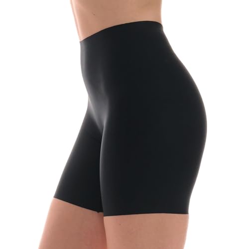 TONEST Shapewear Damen - Bauchweg Shaping-Miederhose - Mid Waist - Figurformender Slip mit Bein - Shape- Radlerhose - 1300-MS-FC (38, Schwarz) von TONEST