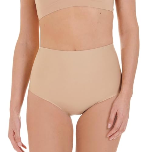 TONEST Shapewear Damen - Bauchweg Shaping-Slip - Mid-Waist - Shape-Miederslip - Figurformende Miederhose - 1100-MS-FC (36, Beige) von TONEST