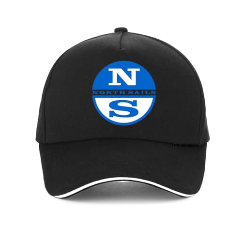 Baseballkappe North Sails Baseballkappe für Herren Lässiger Druck Baumwollmütze Verstellbarer Kpop-Stil für den Sommer von TONFON