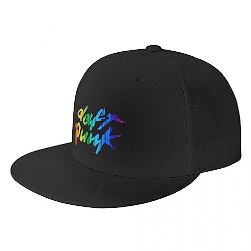 Baseballmütze Hiphop Sonnenhut Mode Unisex Bunte Punk Kunst Baseballmütze Erwachsene Dafts Elektronische Musik Verstellbar Hip Hop Dad Hut für Männer Frauen Sport Snapback Geburtstagsgeschenke von TONFON