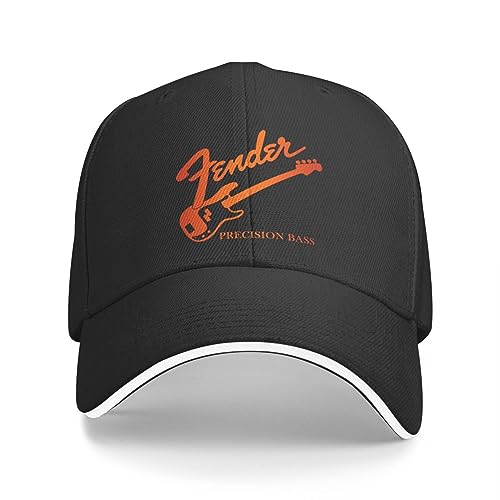 TONFON Baseballkappe Hiphop Sonnenhut Fender Musical Trucker Cap Zubehör Mode Gitarre Instrument Snapback Hut für Männer Frauen Hut passend für alle Größen Snapback Geburtstagsgeschenke von TONFON