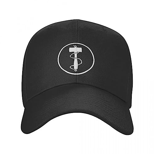 TONFON Baseballkappe Hiphop Sonnenhut weißes Logo Hut Design Kappe Baseballkappe Trucker Kappe Luxuriöser Hut für Männer und Frauen Herren Snapback verstellbare Geburtstagsgeschenke von TONFON