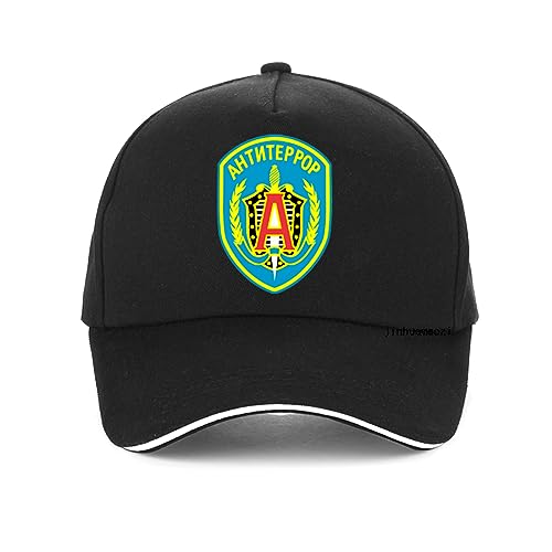 TONFON Unisex-Baseballkappe Herren Russische Spetsnaz Baseballkappe Alpha Special Forces Abzeichen UDSSR Spetsnaz Militärhüte verstellbar Ukraine Kappen TONFON Unisex-Baseballkappe Herren Russische Spetsnaz Baseballkappe Alpha Special Forces Abzeichen UDSSR Spetsnaz Militärhüte verstellbar Ukraine Kappen von TONFON