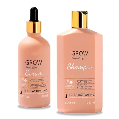 Tonic Scalp Activating, Scalp Activating Shampoo, Scalp Activating Tonic Shampoo, feuchtigkeitsspendendes und pflegendes Haarserum, für Frauen und Männer Tonic Scalp Activating, Scalp Activating Shampoo, Scalp Activating Tonic Shampoo, feuchtigkeitsspendendes und pflegendes Haarserum, für Frauen und Männer von TONGQIC
