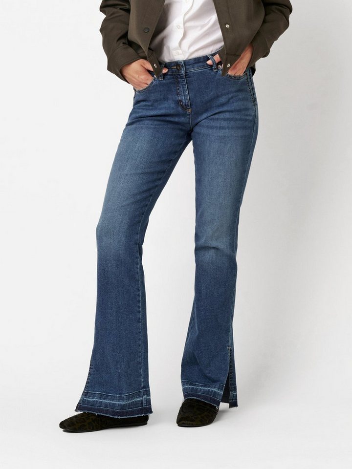 TONI Bootcut-Jeans Perfect Shape mit offenen Säumen von TONI