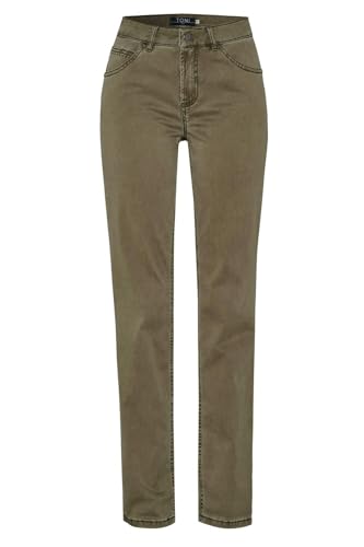 TONI Damen 5-Pocket-Hose »Liv« in Regular-Fit 40K Khaki | 067 von TONI