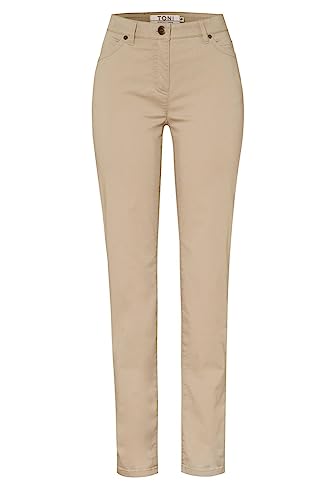 TONI Damen 5-Pocket-Hose »Perfect Shape« aus Softer Baumwolle 46K beige | 072 von TONI