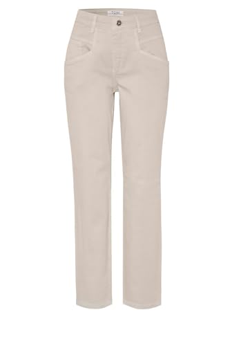 TONI Damen 5-Pocket-Jeans »Happy« mit Waschung 42 beige | 713 von TONI