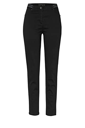 TONI Damen Ankle-Jeans »Jenny« mit gestreiftem Gummizug 36 Black | 089 von TONI