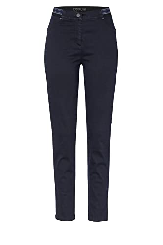 TONI Damen Ankle-Jeans »Jenny« mit gestreiftem Gummizug 38 Dark Blue | 590 von TONI