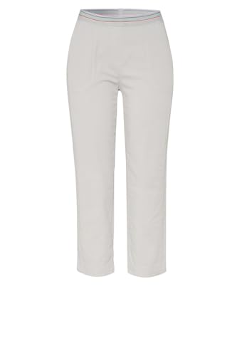 TONI Damen Dehnbund-Hose »Sue« mit gestreiftem Gummizug 42 Light Grey | 813 von TONI