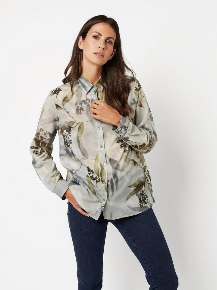 TONI Hemdbluse Clay mit Naturdruck von TONI