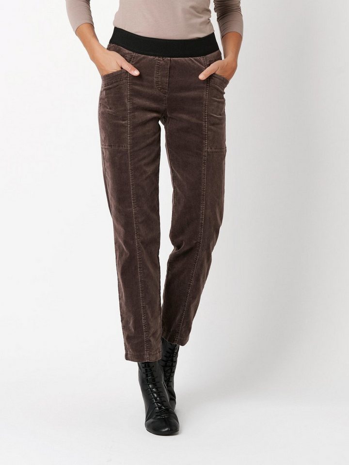 TONI Jogger Pants Sue aus softem Samt von TONI