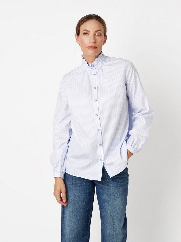 TONI Klassische Bluse Cleo mit Rüschenkragen und Streifen von TONI