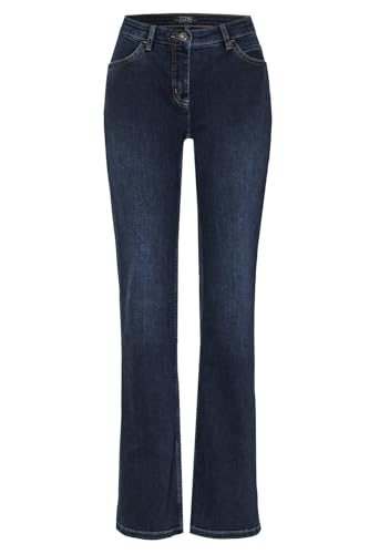 TONI Damen 5-Pocket-Jeans »Perfect Shape« mit Kettendetails an den Hinterhosentaschen 46K Dark Blue | 592 von TONI