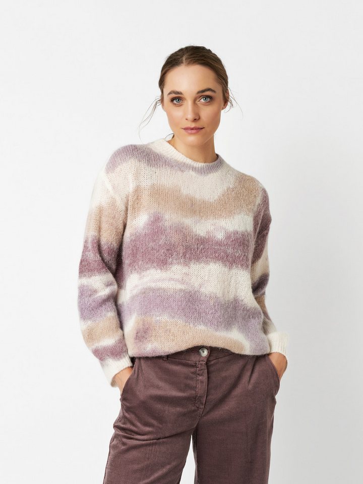 TONI Rundhalspullover Golda LA mit Logo Stickerei von TONI