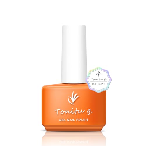 TONITU G Gel Nail Polish- 7ml, No-Wipe diamond Top Coat, High Glossy Shiny Long Lasting Top Coat, Soak off Upgraded Formula, Clear Nail Gel and Acrylic Nails, Home DIY and Nail Salon von TONITU G ·